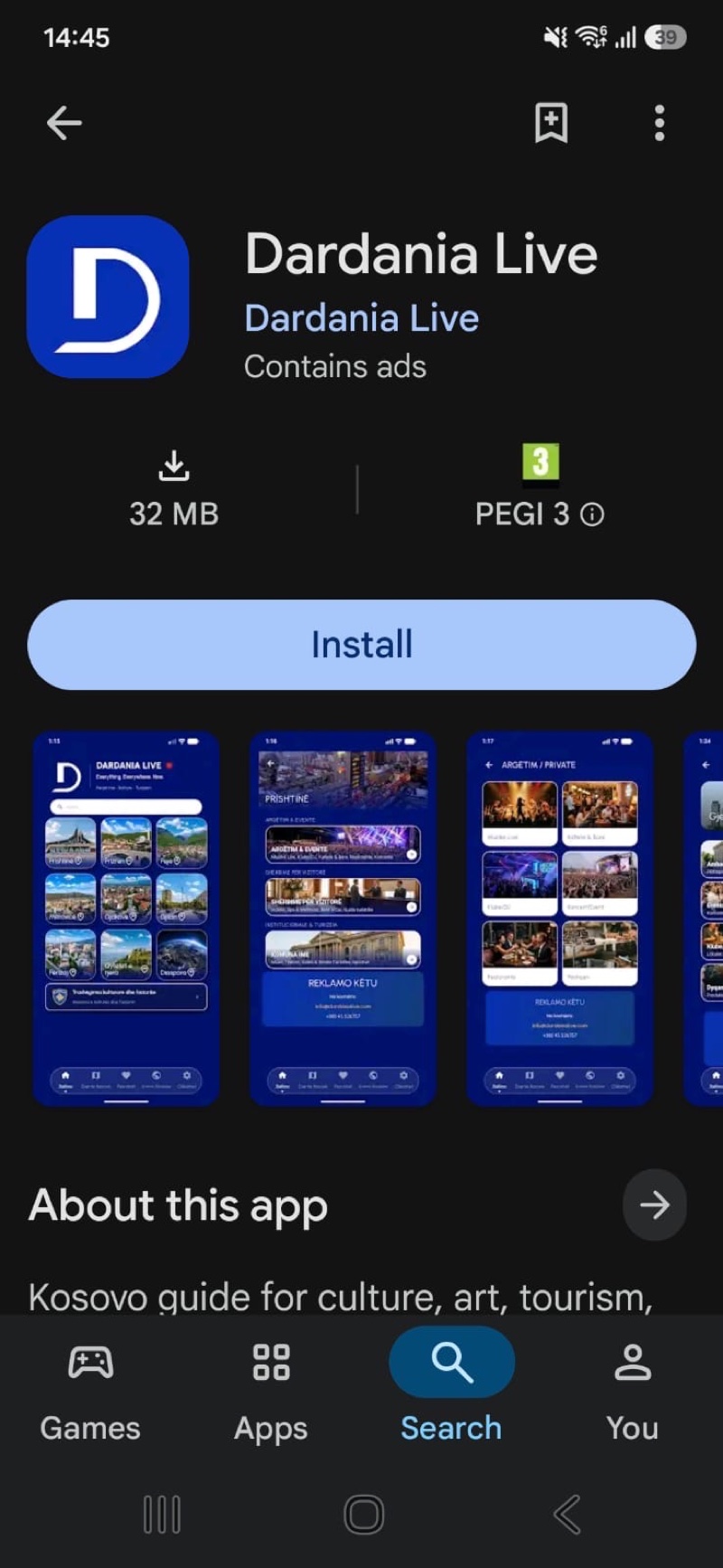Dardania Live on Google Play